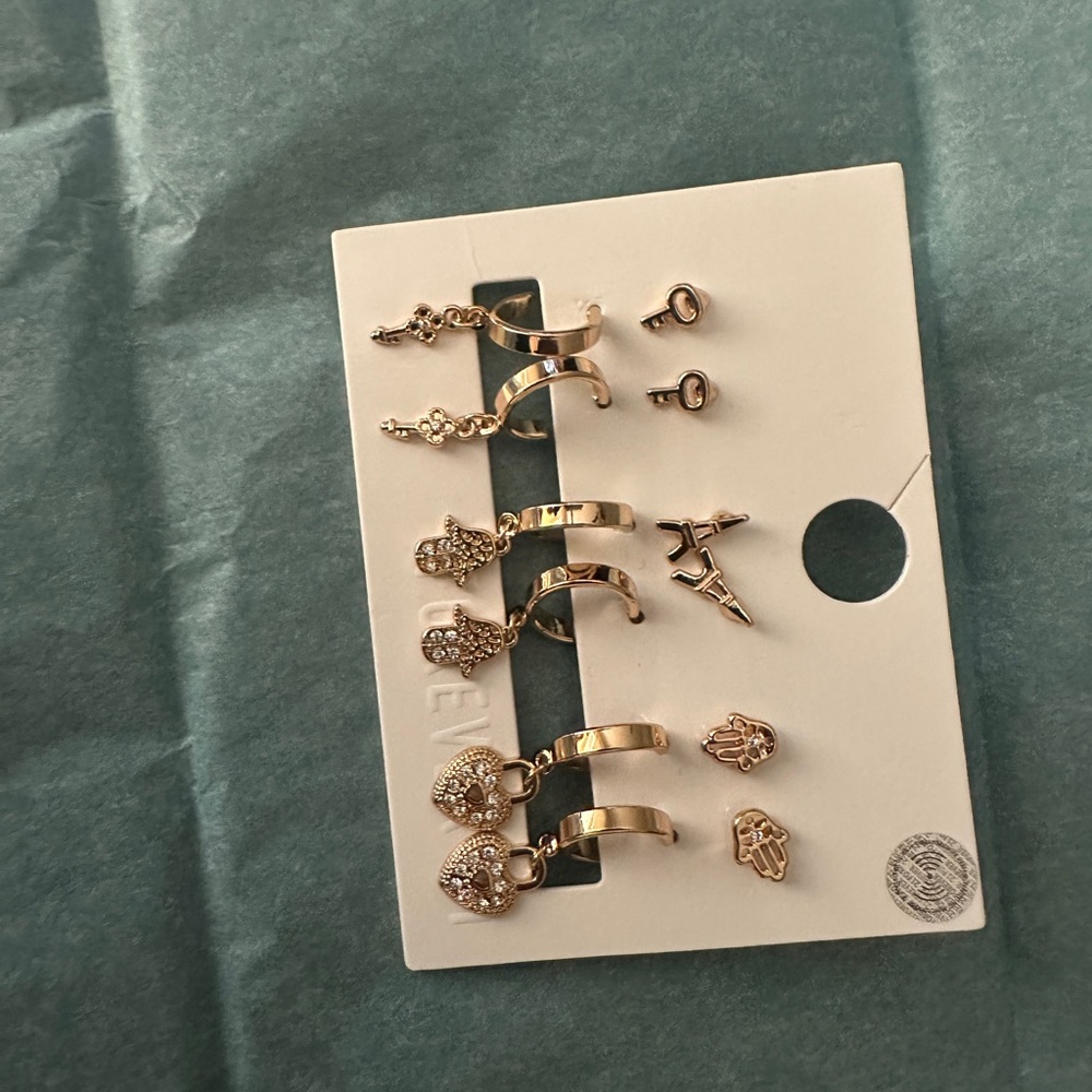 Forever 21 Assorted Gold and Silver Earring Collection - Picture 8 of 8